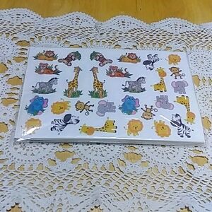 Cute animals, temporary tattoo sheets - 20 sheet pack